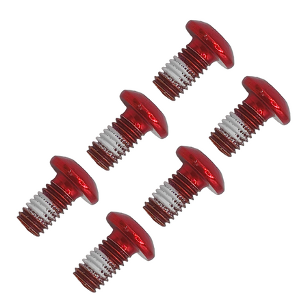 Torx Schrauben rot eloxiert mit Schraubensicherung für Bremsscheibe 12 Stück Aftermarket