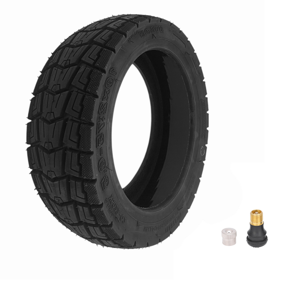 Neumático tubeless 10x2.75-6.5 con capa de gel + válvula para Kukirin G2 Master 2025