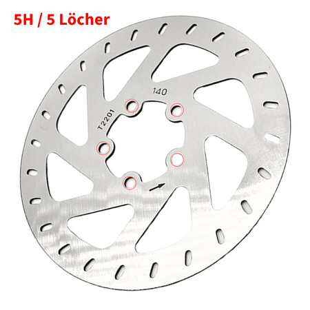 Bremsscheibe 140mm 5 Loch für Navee NT5 Aftermarket
