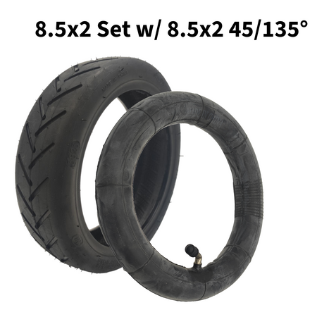 8.5x2 Reifen mit 8.5x2 45/135° Schlauch Aftermarket Ersatz – Bild 2