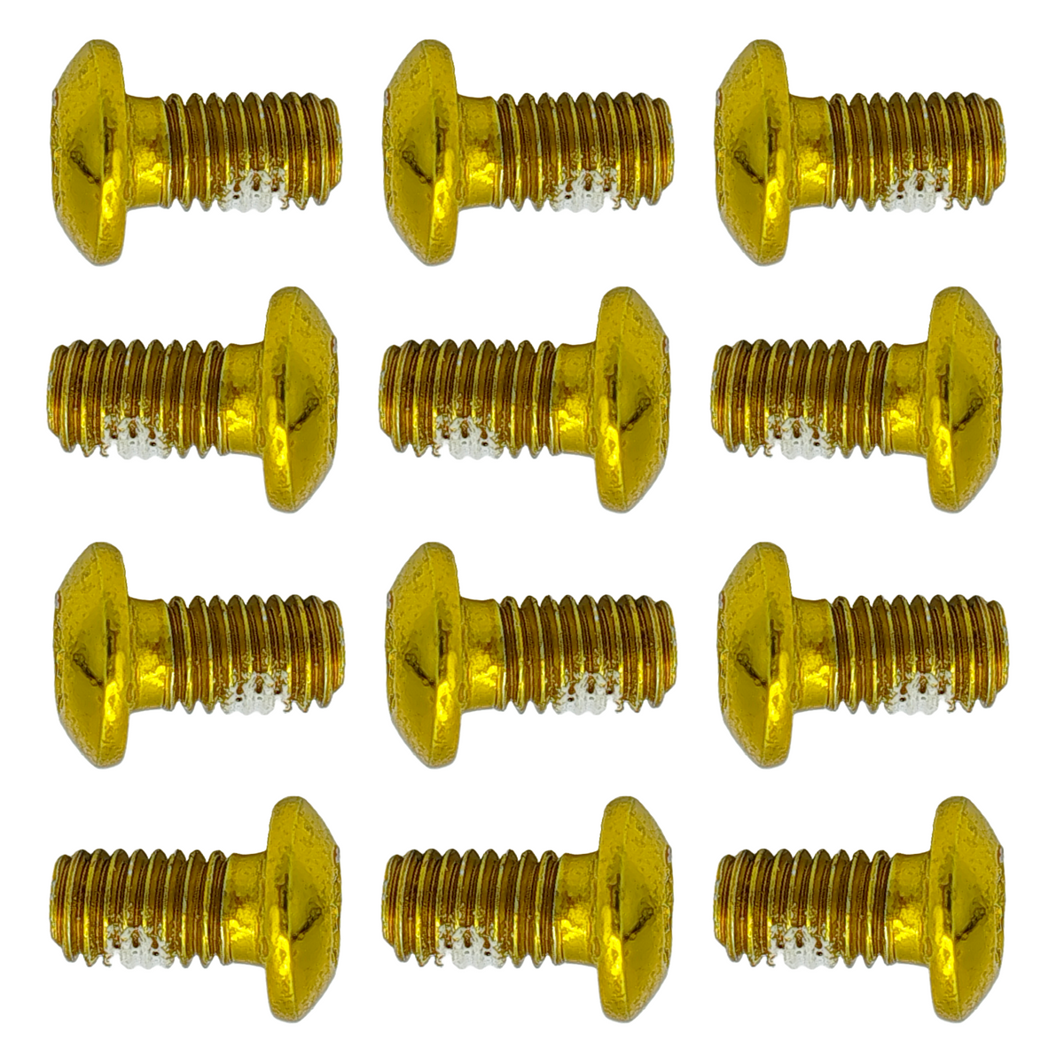 Torx Schrauben gold eloxiert mit Schraubensicherung für Bremsscheibe 12 Stück Aftermarket