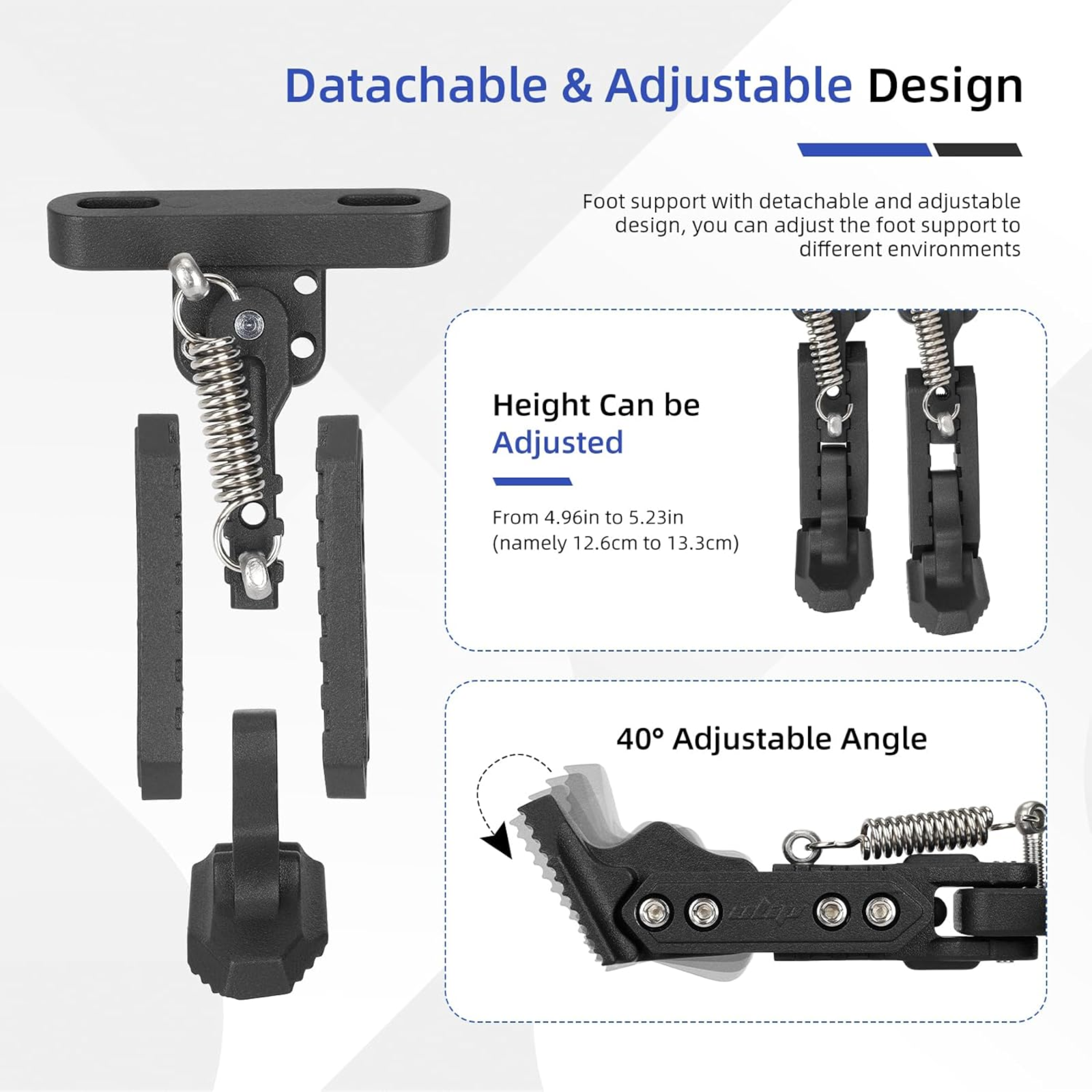 Verstellbarer Seitenständer für Ninebot Segway F20 F30 F40