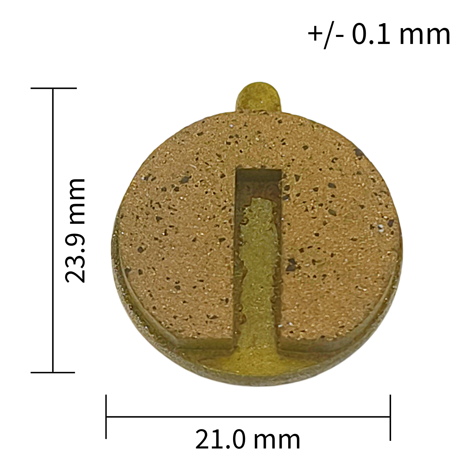 Bremsbelag Vollmetall 21 0 x 23 9 mm Universal Aftermarket
