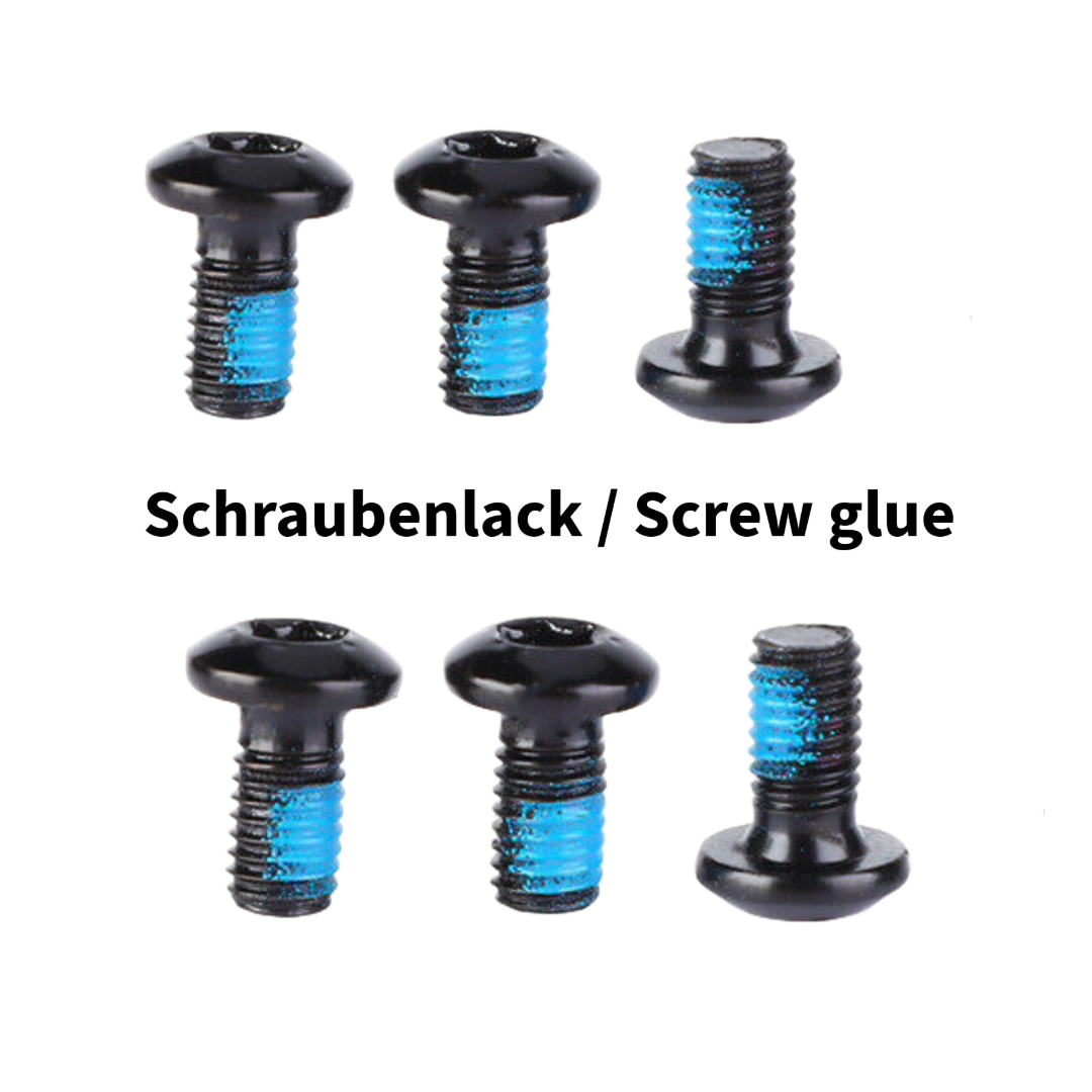 Ausom L2 Serie Bremsscheibe 140mm 6 Loch mit Schrauben Aftermarket Ersatz – Bild 6