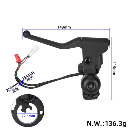 Bremshebel mit Klingel für Xiaomi Elite E Scooter Originalteil