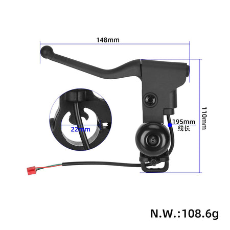 Bremshebel mit Klingel für Xiaomi 4 Lite Gen1 Originalteil