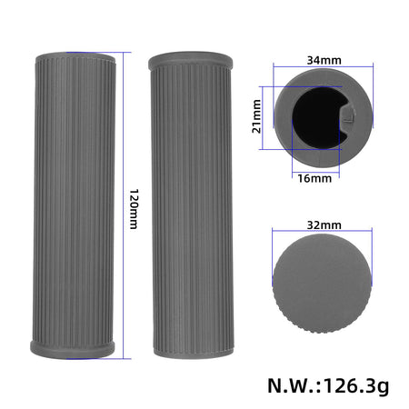 Lenkergriffe grau für Xiaomi 4 Lite Gen2 1 Paar Originalteil