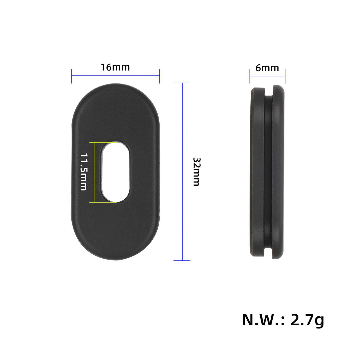 Silikon Abdeckung schwarz für Batteriefach für Xiaomi 4 Lite Gen2 Aftermarket