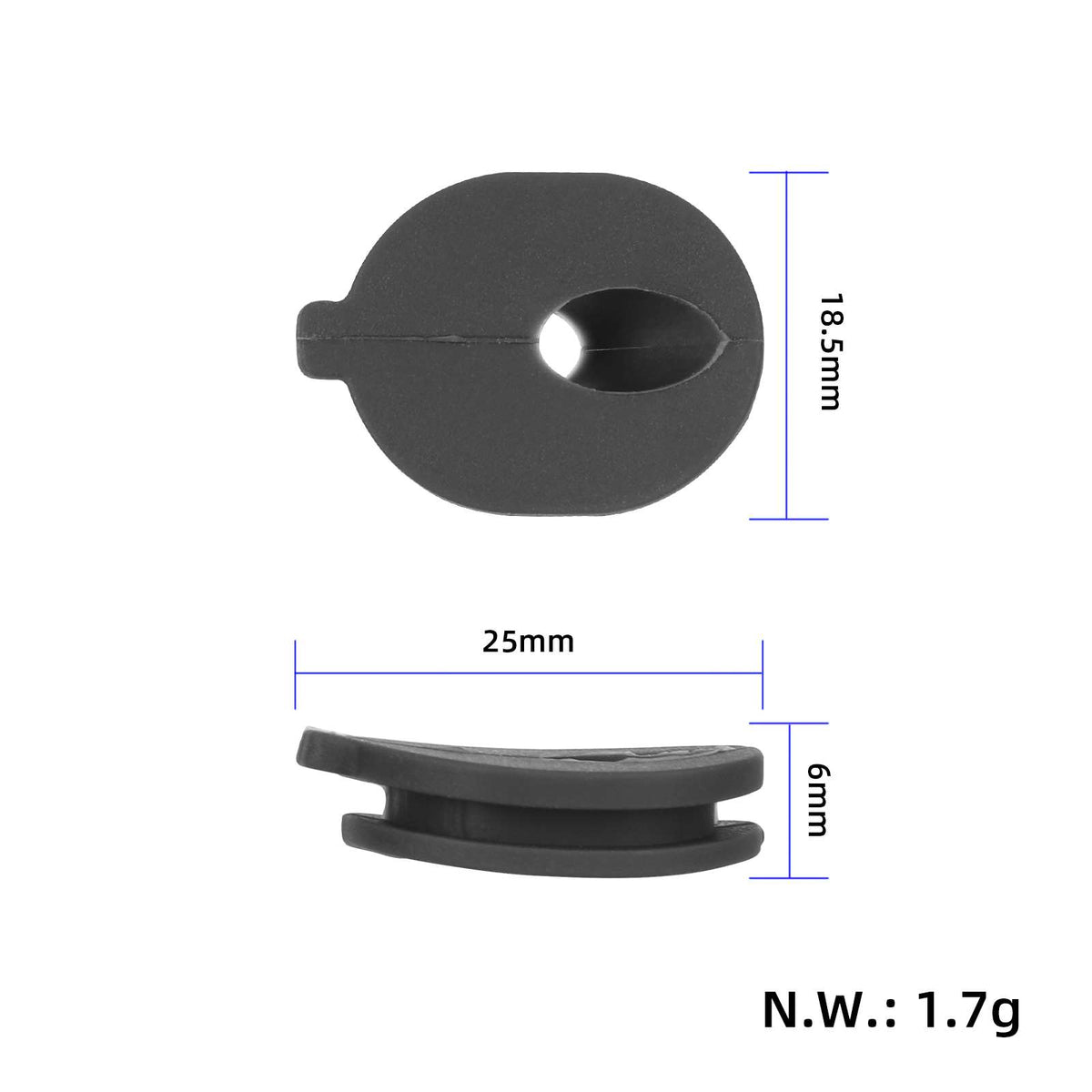 Silikon Abdeckung Schwarz für Xiaomi Elite Aftermarket