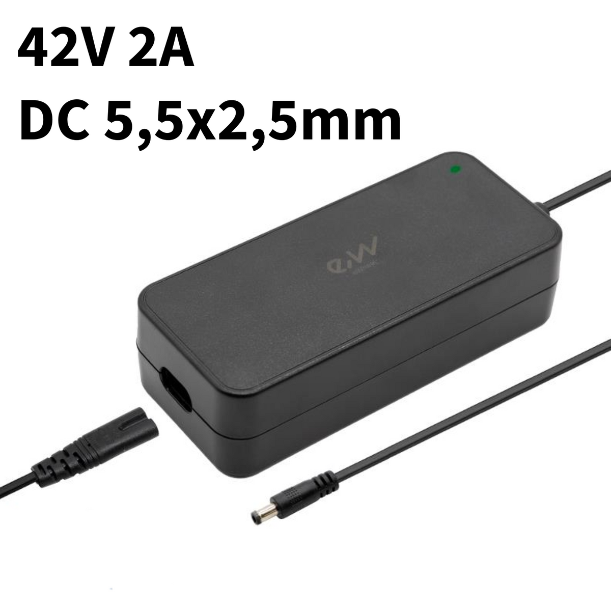 Trekstor e.Gear EG3178 Premium Ladegerät Netzteil DC 5,5x2,5 mm 42V 2A – escootervision