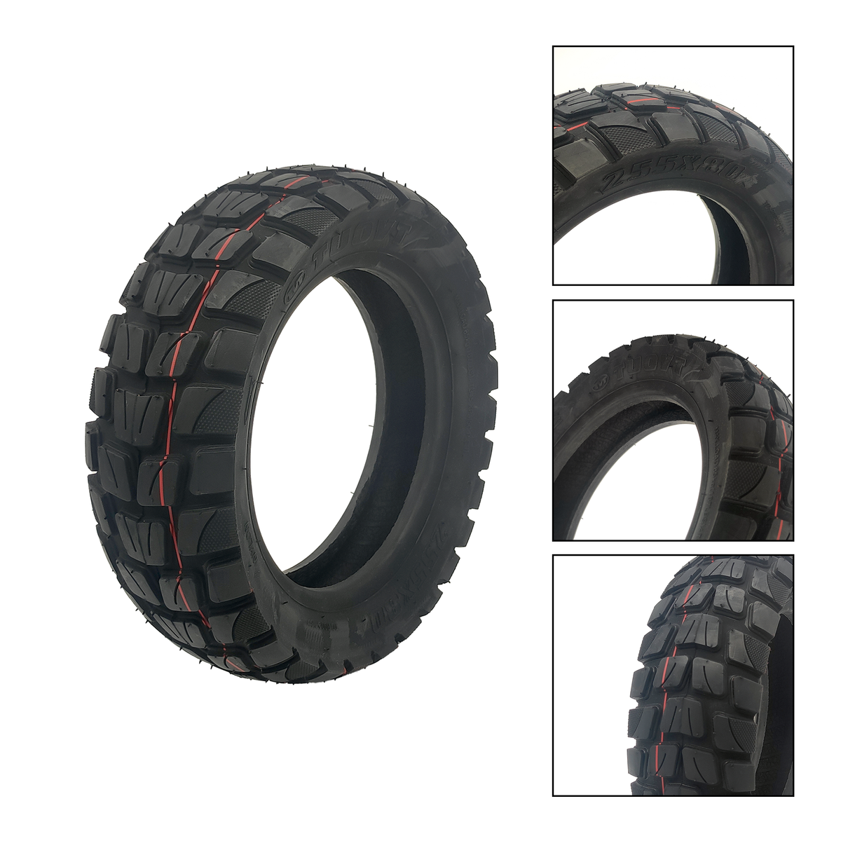 Kugoo M4 M4 Pro 255x80 Reifen 10x3 Zoll Off Road 255x80 Tuovt