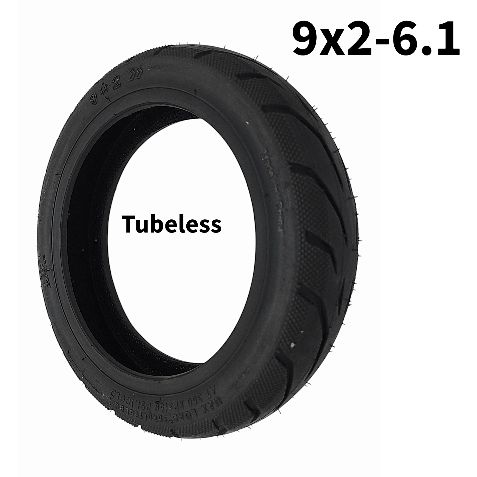 Tubeless Reifen 9x2-6.1 mit Gelschicht für Segway Ninebot E25 Aftermarket