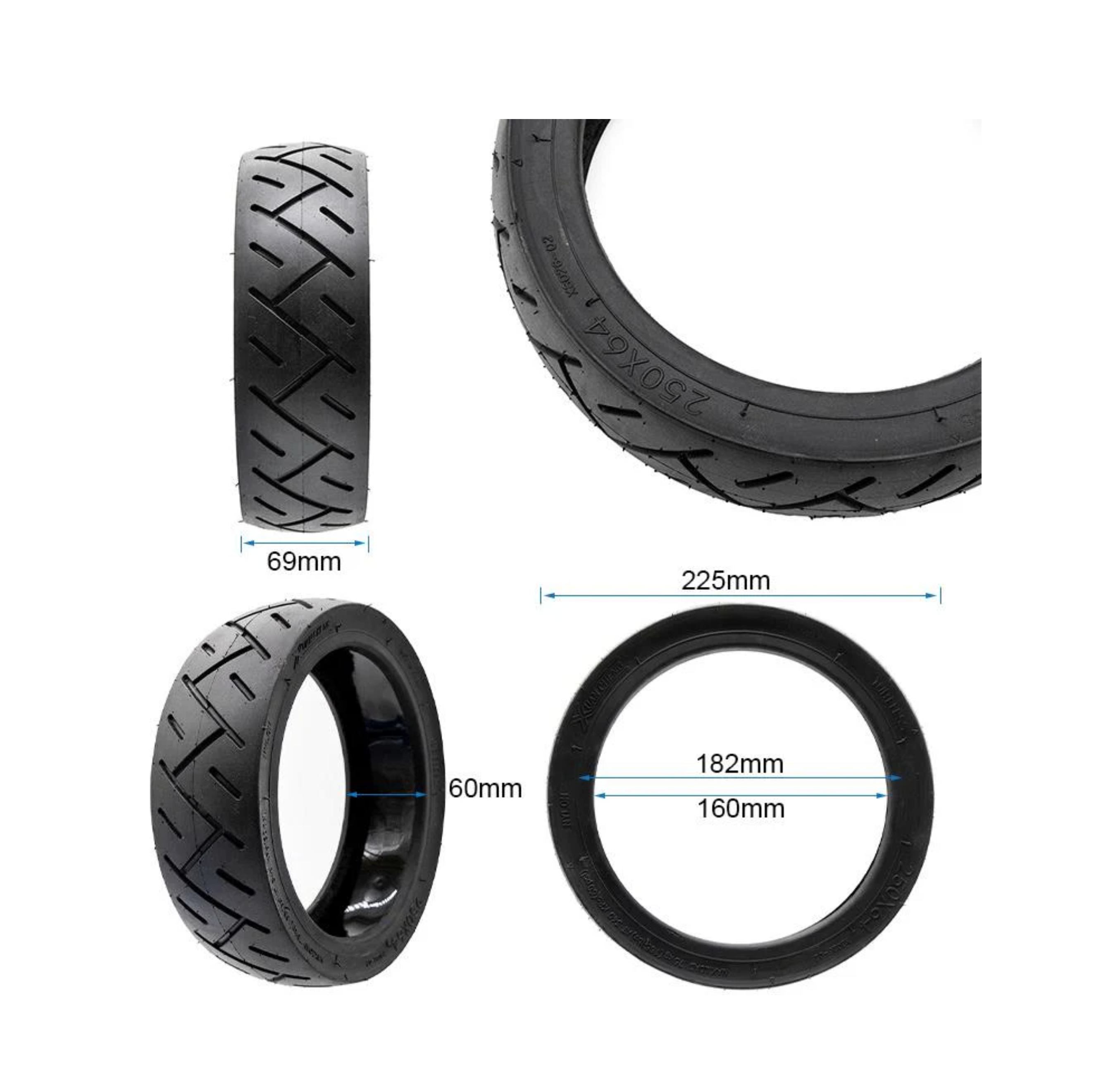 Tubeless Reifen mit Gelschicht für Navee S65 Aftermarket