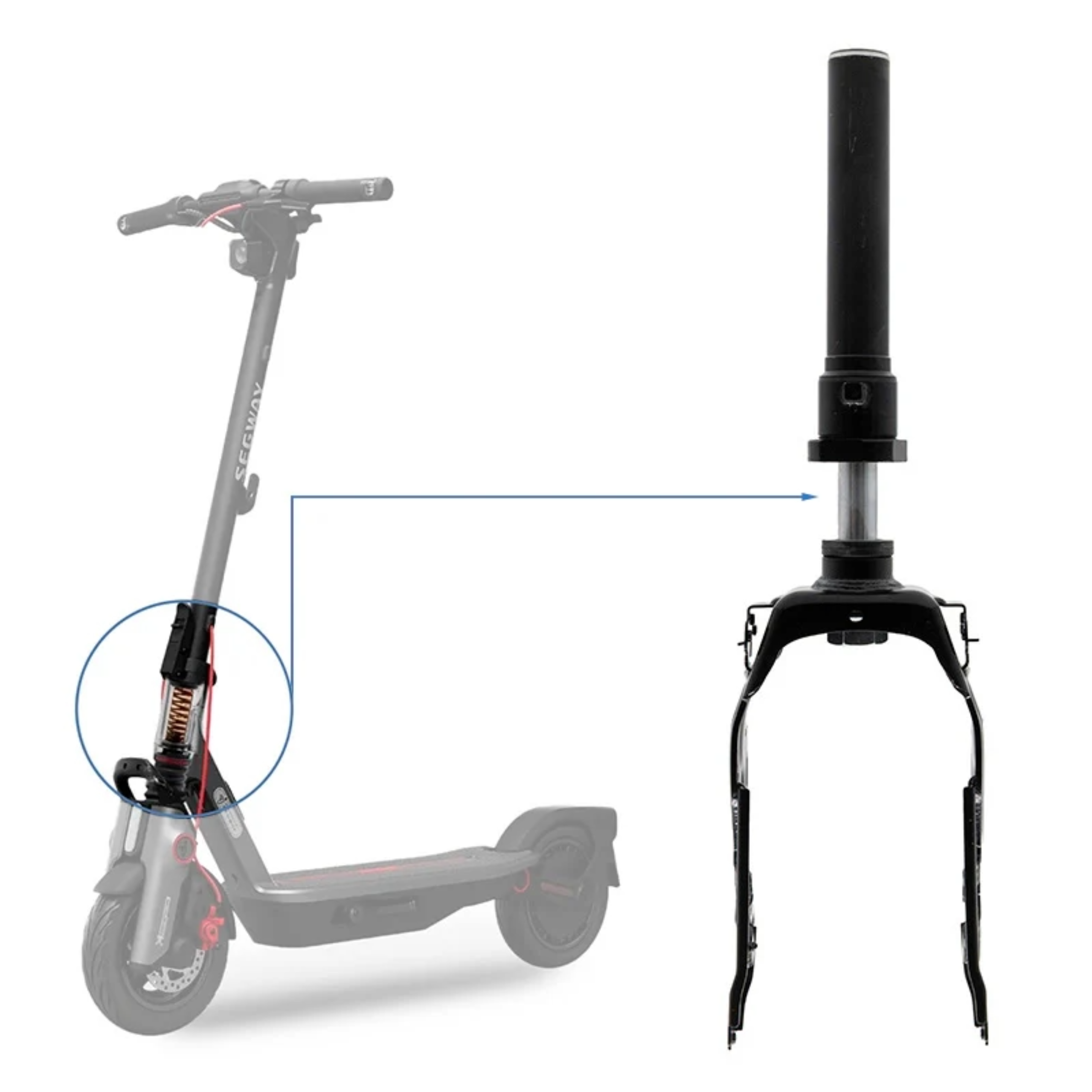 Vorderradgabel Originalteil für Segway Ninebot F3
