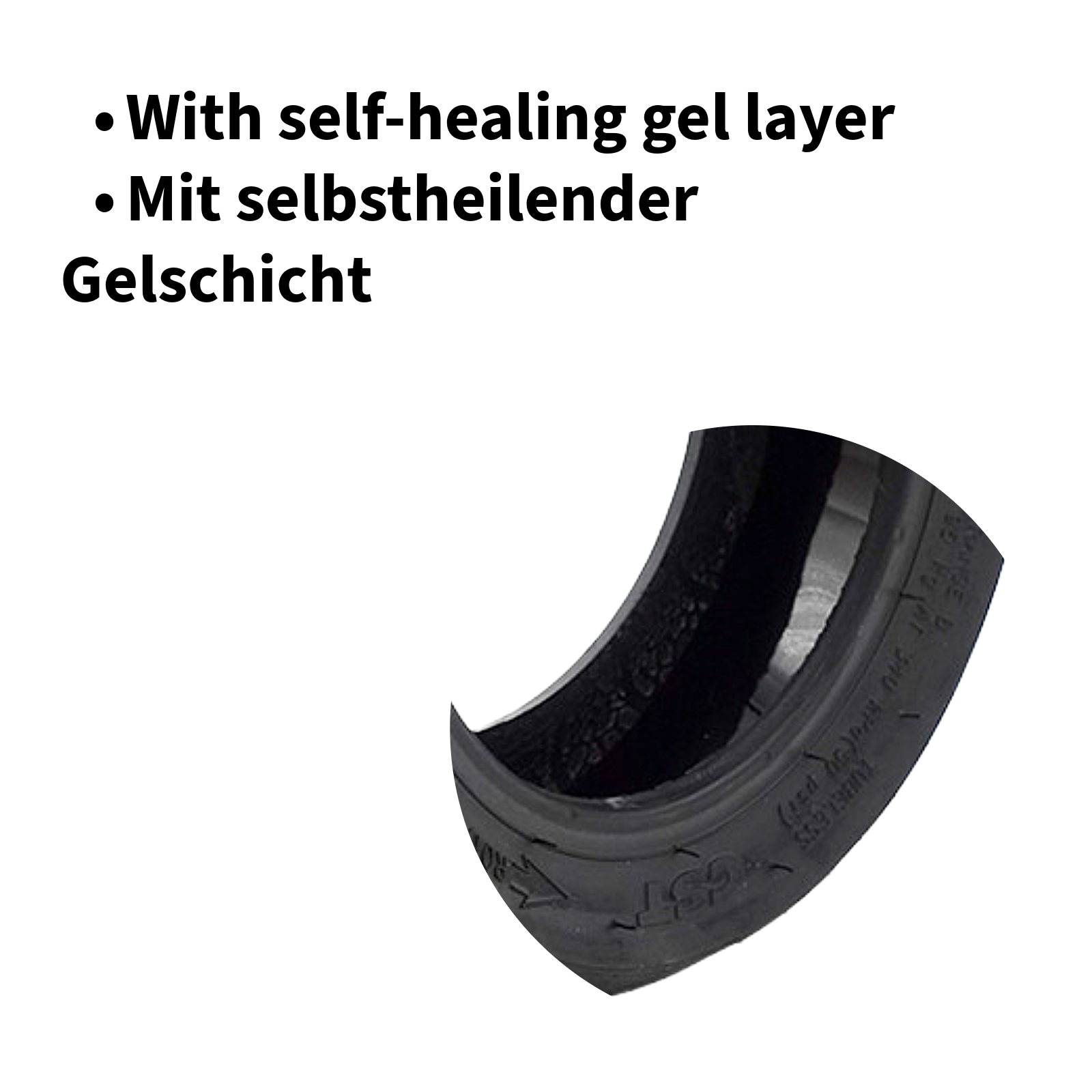 Tubeless Reifen 10x3-6 CST mit Gelschicht für NAMI Klima Originalteil