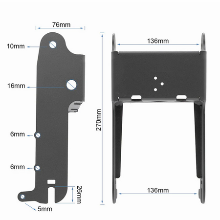Hinterradgabel für Kukirin G2 Originalteil
