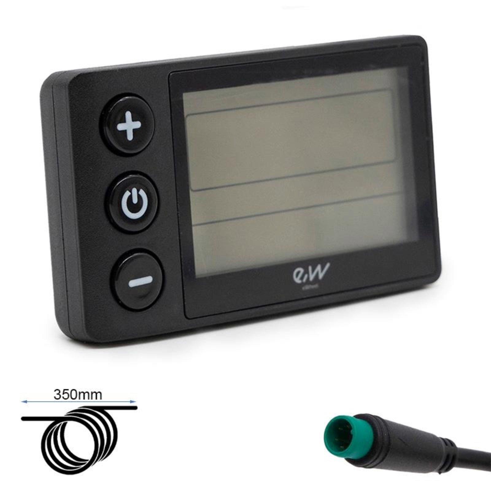 Display S866 mit wasserdichtem Anschluss Ewheel für Fahrrad E-Scooter