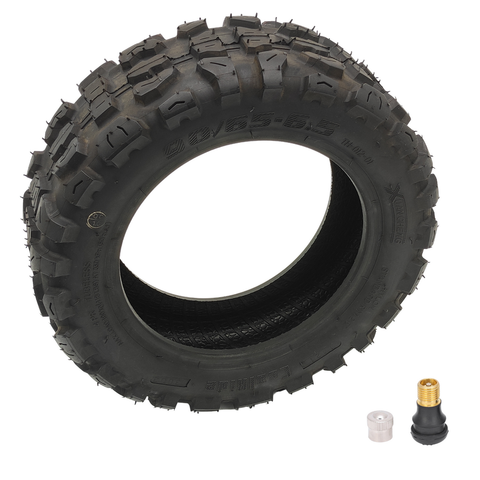 Xuancheng 90/65-6.5 pneu tout-terrain tubeless avec valve 11 pouces