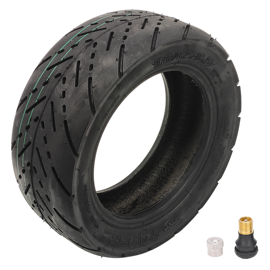 Pneus TUOVT 90/65-6.5 pneus de estrada 11 polegadas tubeless e-scooter