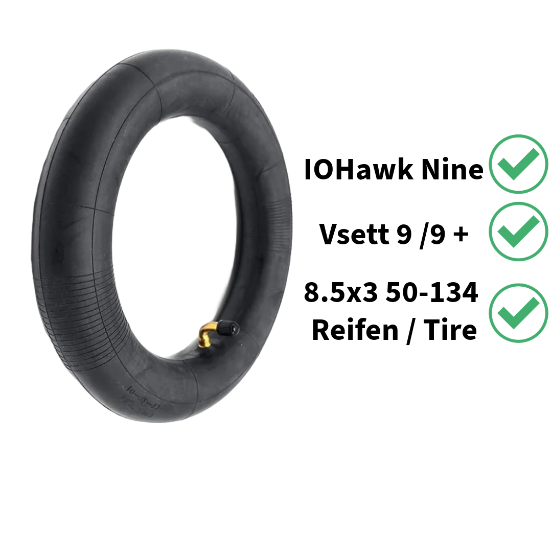 Schlauch 8.5x2 50-134 90/90° Ventil verstärkt für Hitway H6 2er Set Aftermarket