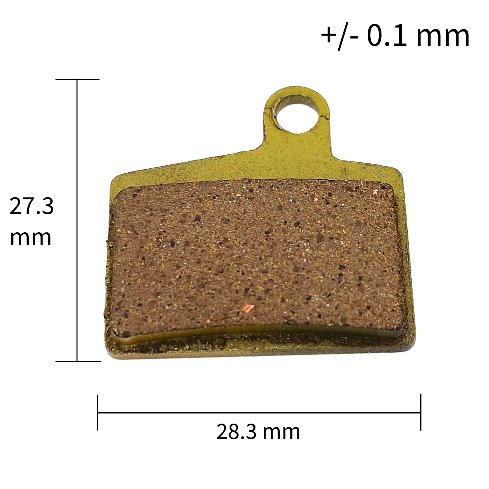 Bremsbelag Vollmetall 27 3x28 3 mm Universal Aftermarket