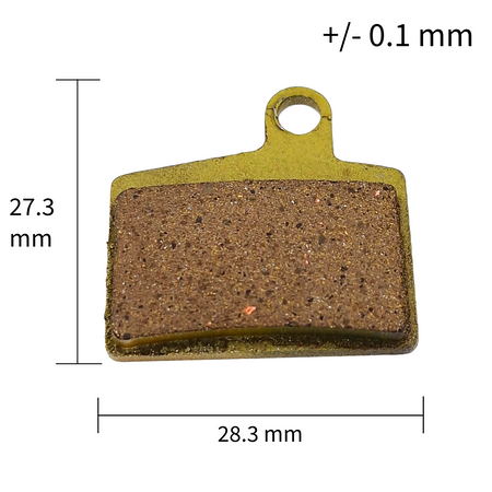 Bremsbelag Vollmetall 27 3x28 3 mm Universal Aftermarket