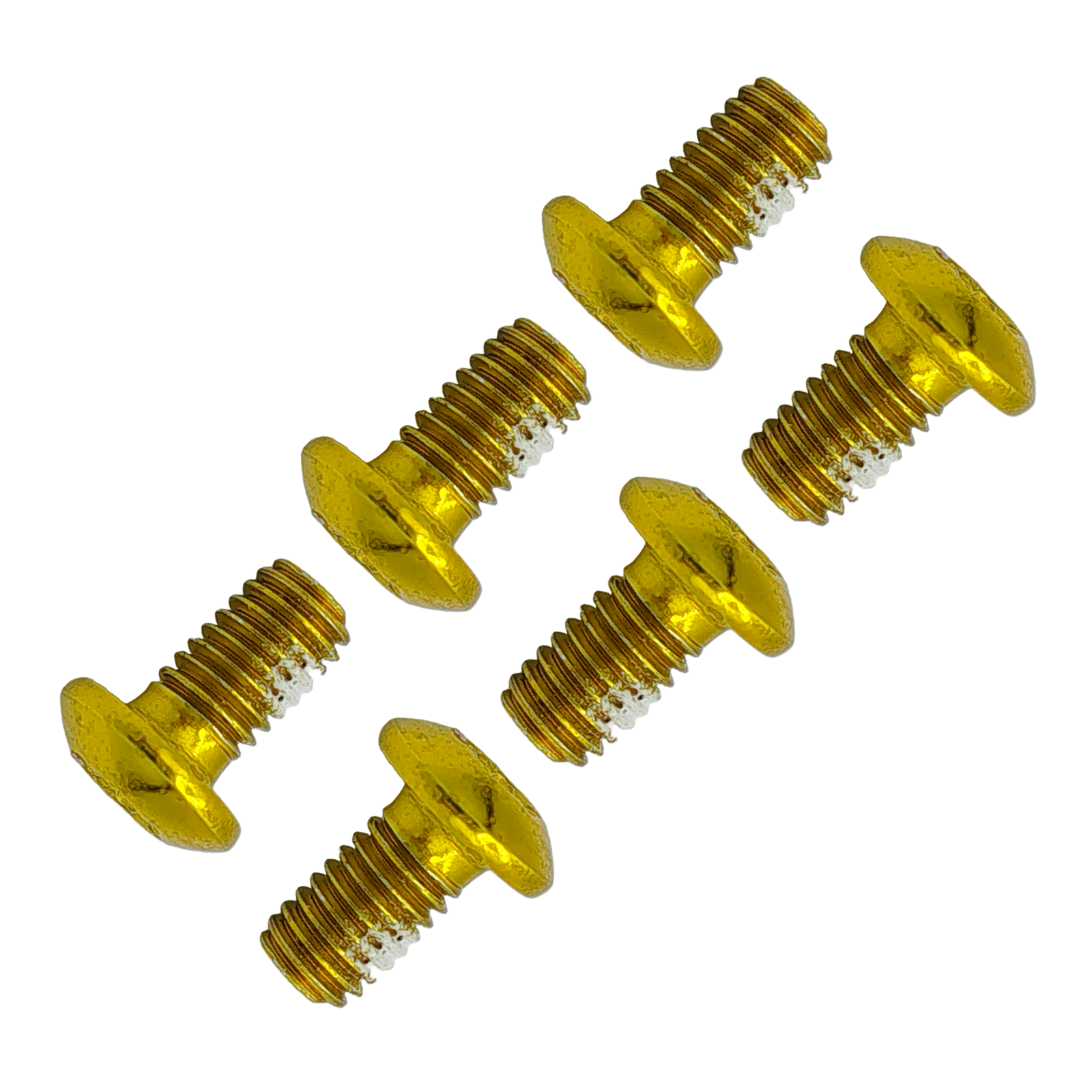 Torx Schrauben gold eloxiert mit Schraubensicherung für Bremsscheibe 12 Stück Aftermarket
