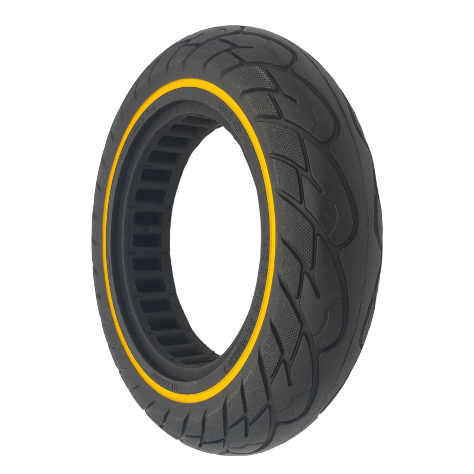 Solid rubber tire 10x2.125 34mm Nendong yellow black