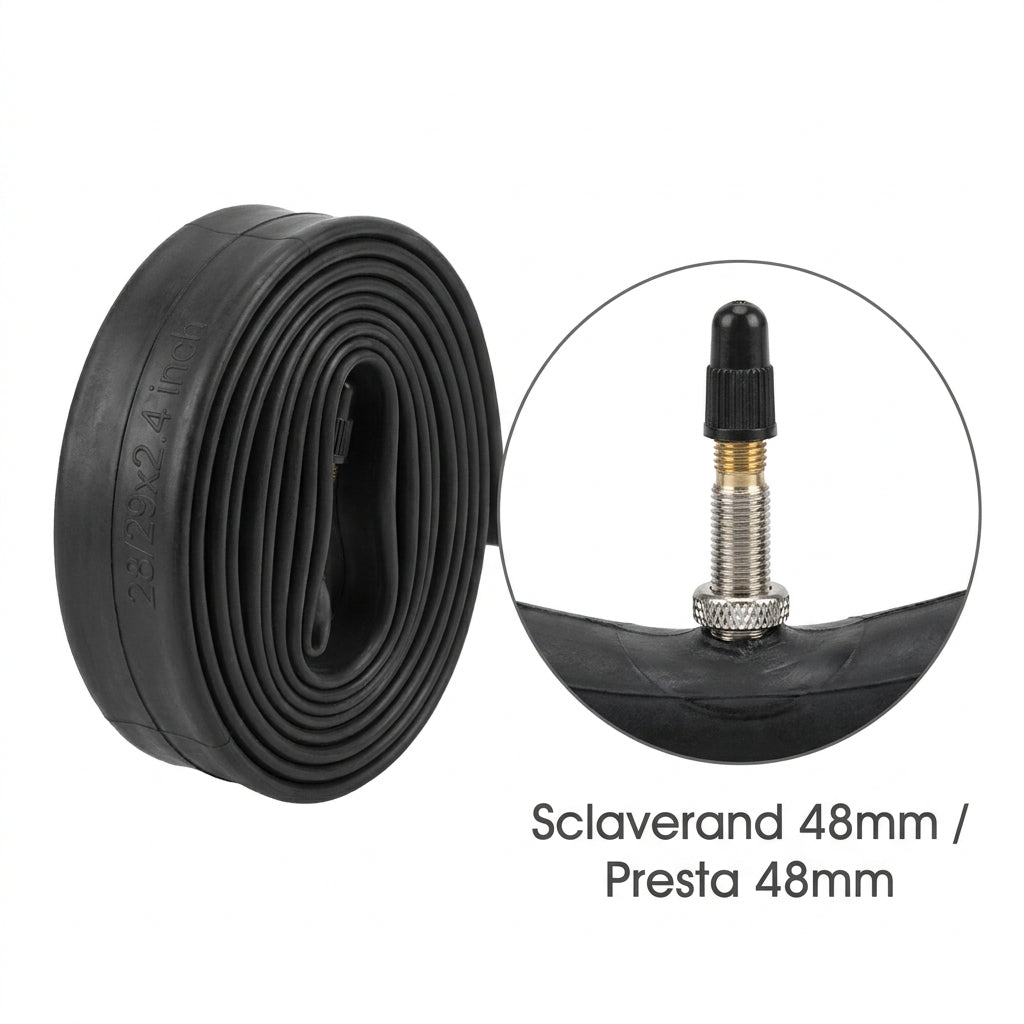 2x Ewheel Schlauch 28/29x2.125-2.40" SV 48mm für Generic E-Scooter – Bild 5