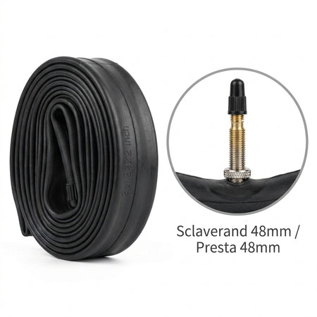 2x Schlauch 28/29x1.95-2.125 Zoll SV 48mm für Generic E-Scooter – Bild 5