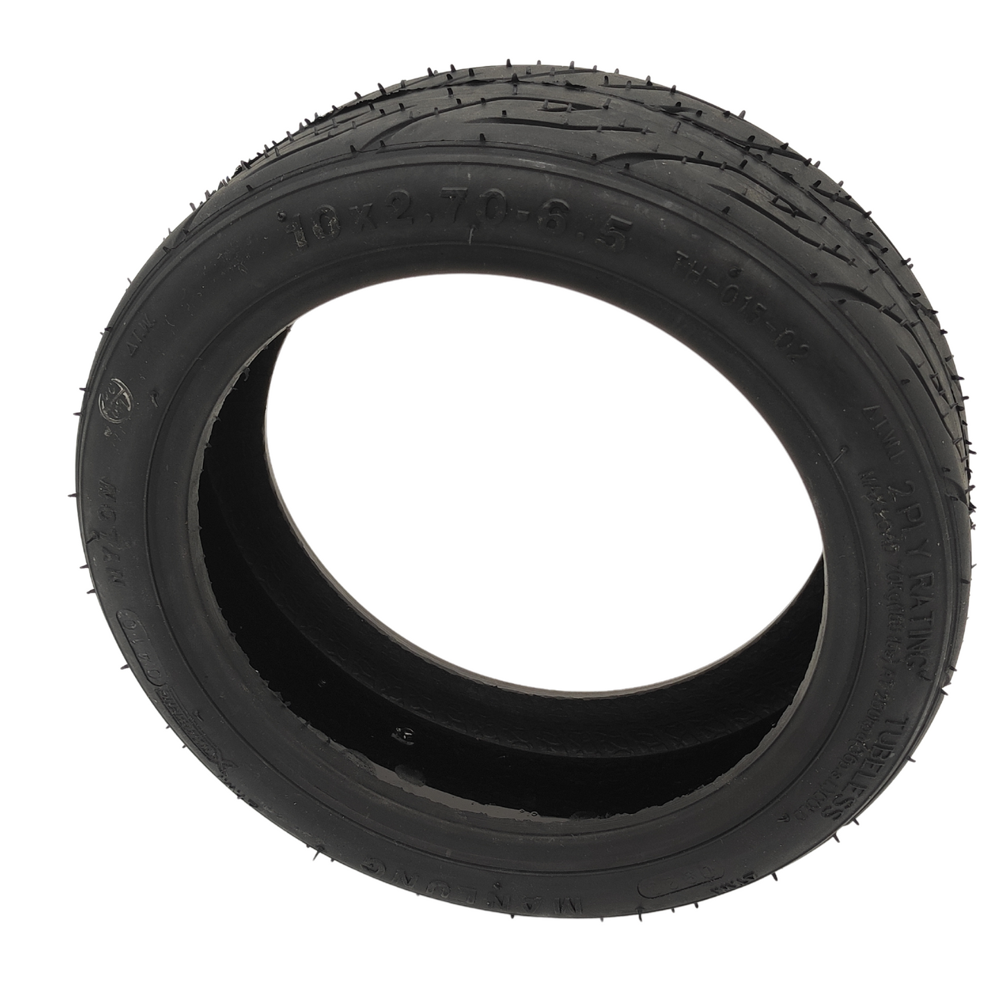 Neumático sin cámara Xuancheng 10x2.7-6.5 con capa de gel con válvula