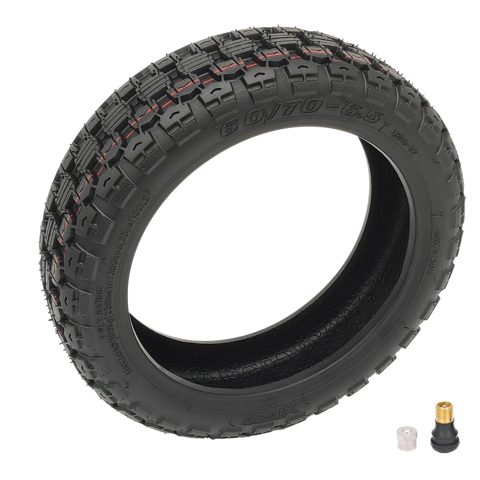 Pneu tubeless tout-terrain Ninebot Max G30 G30D 60/70-6.5 avec valve