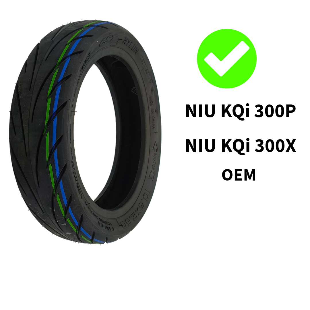 Reifen für Niu KQi 300X 300P CST 10.5x2.5-7 Tubeless OEM Ersatz