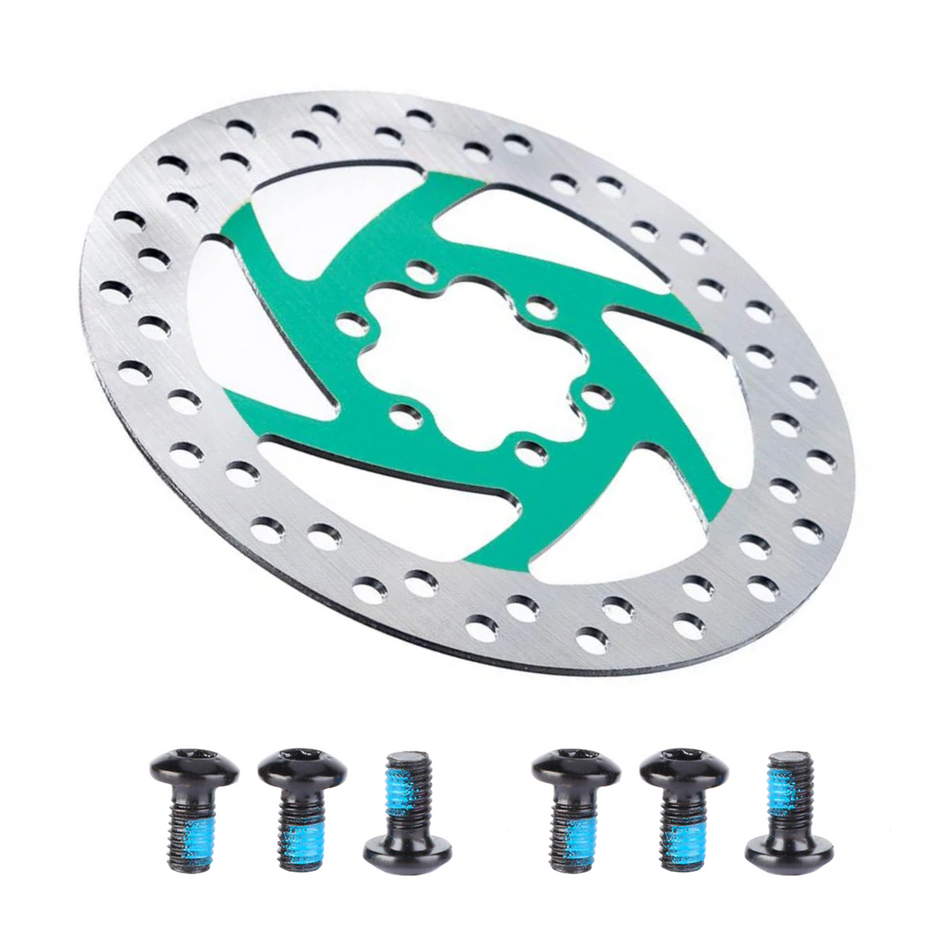 Bremsscheibe 140mm 6 Loch grün für E Scooter Aftermarket