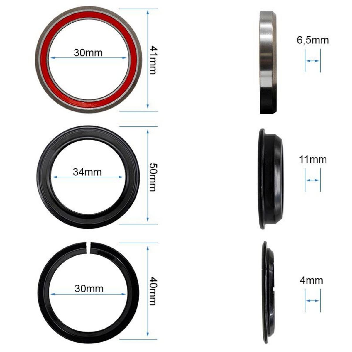 Original Lenkerlagerset für Kukirin G2 Master Smartgyro Ryder 