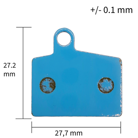 Bremsbelag Keramik 27,2 x 27,7 mm Universal Aftermarket