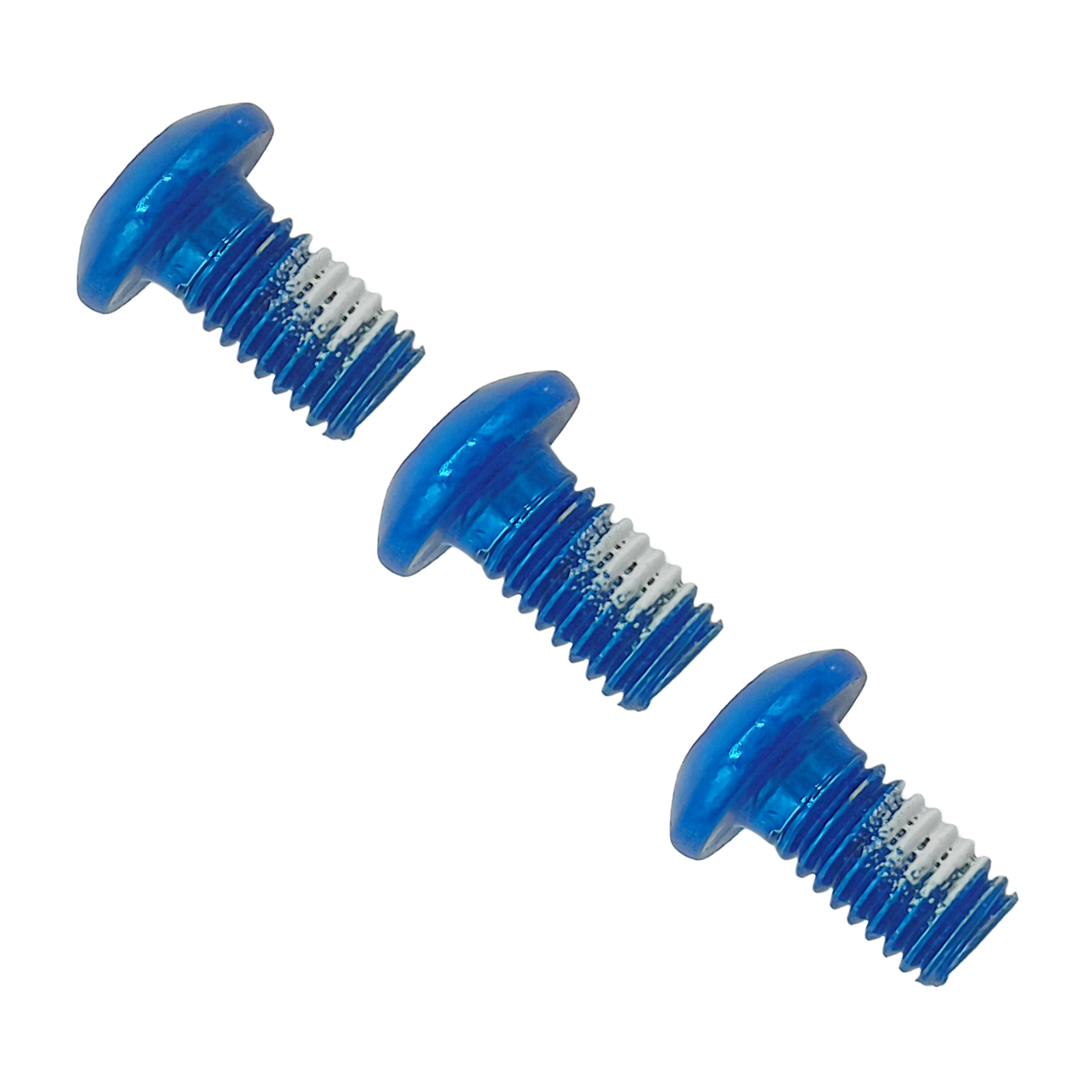 Torx Schrauben blau eloxiert mit Schraubensicherung 12 Stück für Bremsscheibe Aftermarket