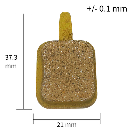 Bremsbelag Vollmetall 21x37 3 für Generic Aftermarket