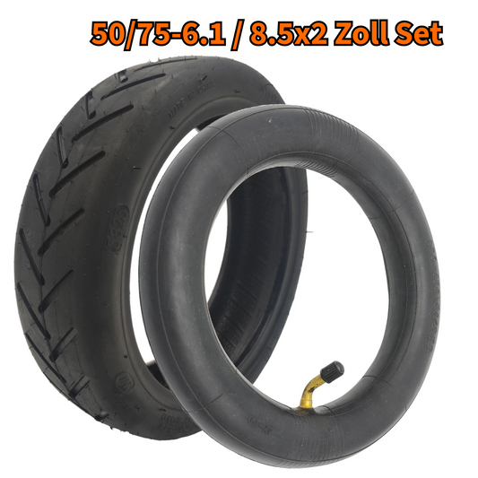 Conjunto de pneus SoFlow SO3 SO3 Pro 8,5x2 polegadas com tubo angular