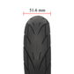 10x2,125 (44mm) massivt gummidäck svart