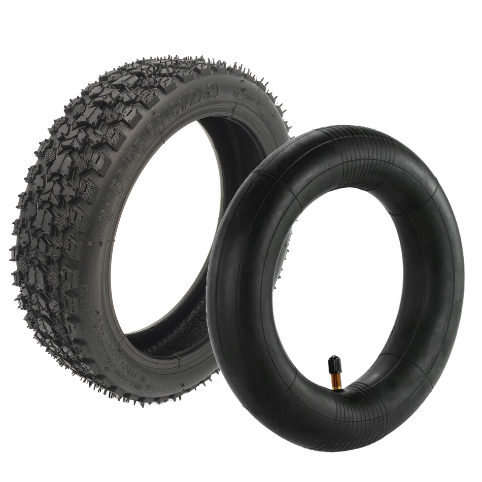 8,5x2 inch off-road band met rechte binnenband