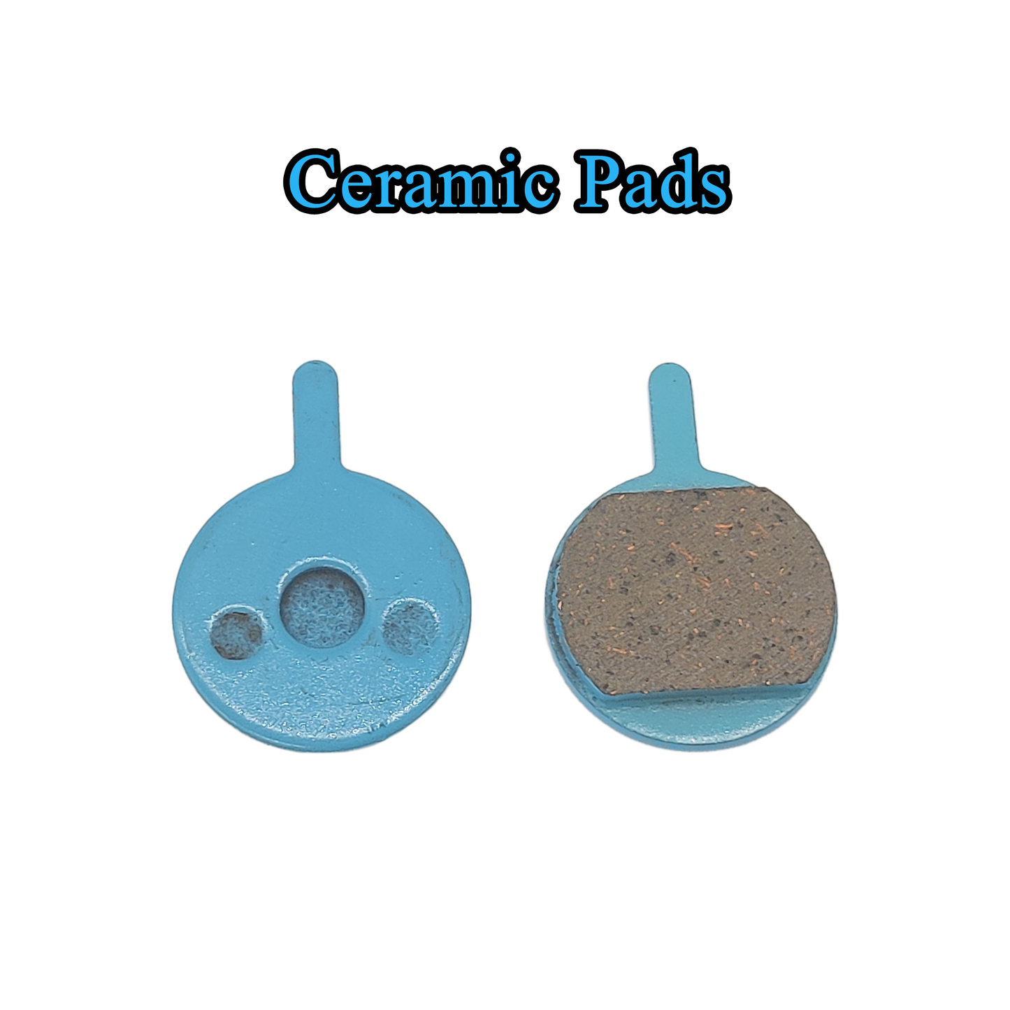 Ceramic brake pad for e-scooters, bicycles, e-bikes