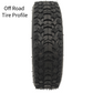 8.5x2 off-road tire with angled tube for e-scooters