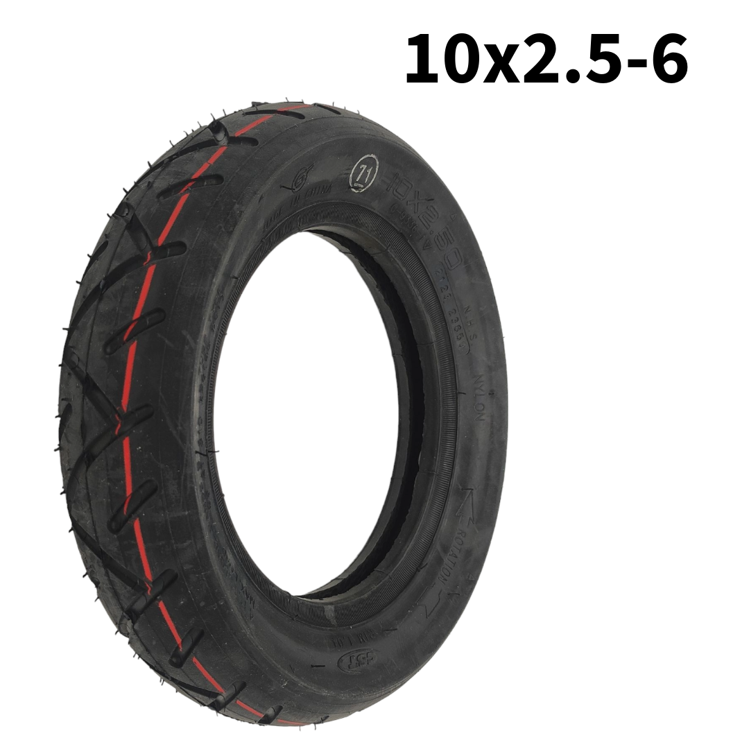 Neumáticos CST 10x2.5 pulgadas Alta calidad para eScooter Bicicleta Cochecito