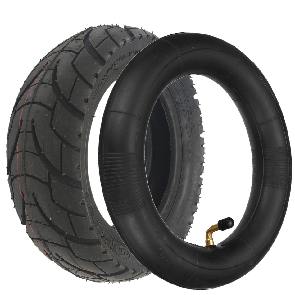 Kaabo Mantis 80/65-6 (10x3) tire set with 10x2.5 90° tube